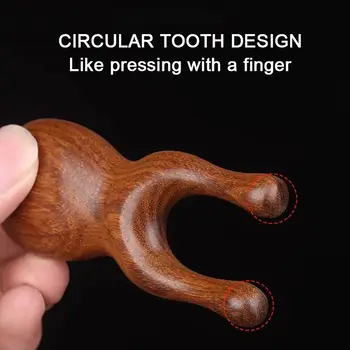 ツボマッサージ、目と顔のマッサージ、サンダルウッドの鼻梁マッサージで鼻をこすり、経絡をクリアにし、ストレッチ 10 best sales 経絡トリマー - №5