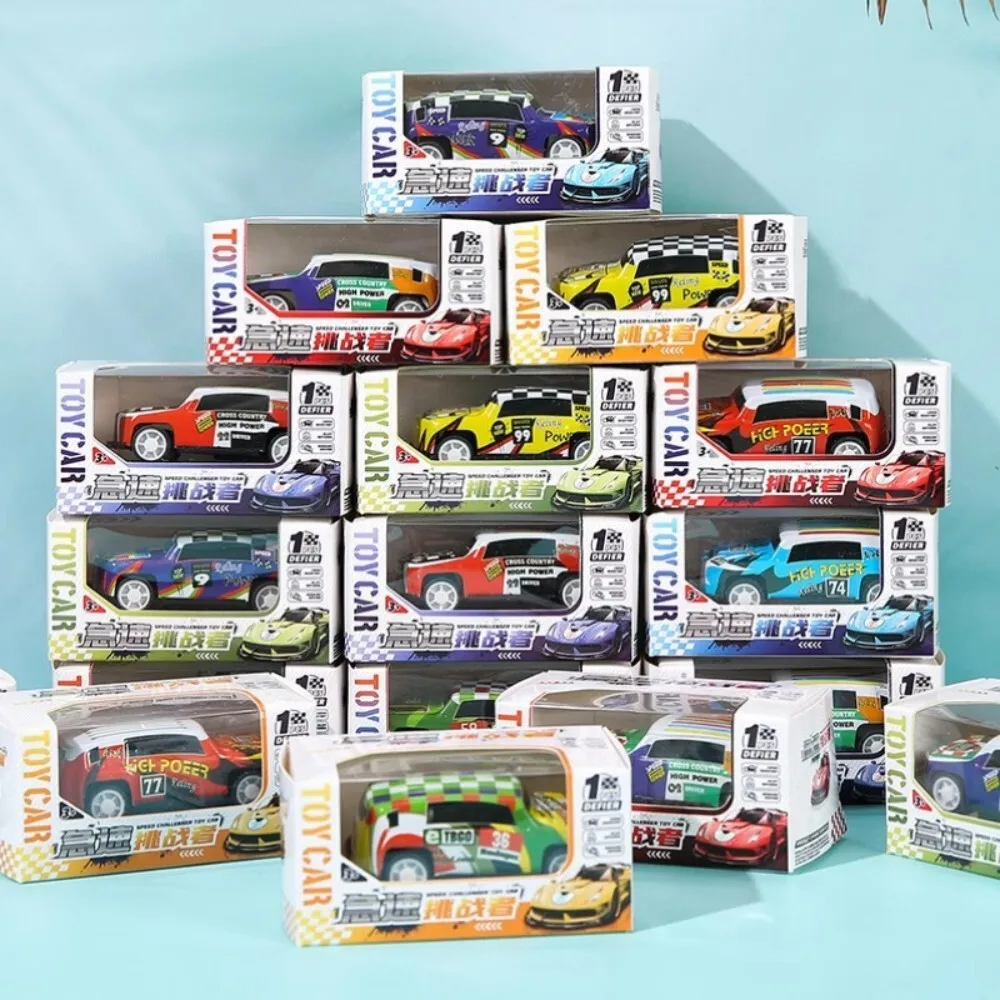 Voiture jouet à tirer en métal, Mini modèle de course éducatif pour enfants, garçons, étudiants, petit cadeau pour la maternelle, amusant