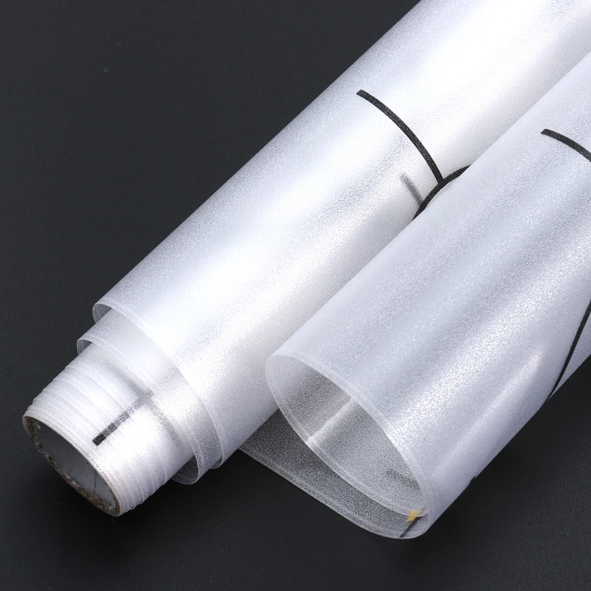 أبيض وأسود قطاع نافذة الفيلم 100x45 سنتيمتر ملصق ذاتي اللصق للخصوصية الديكور البلاستيكية نافذة لاصق الفيلم