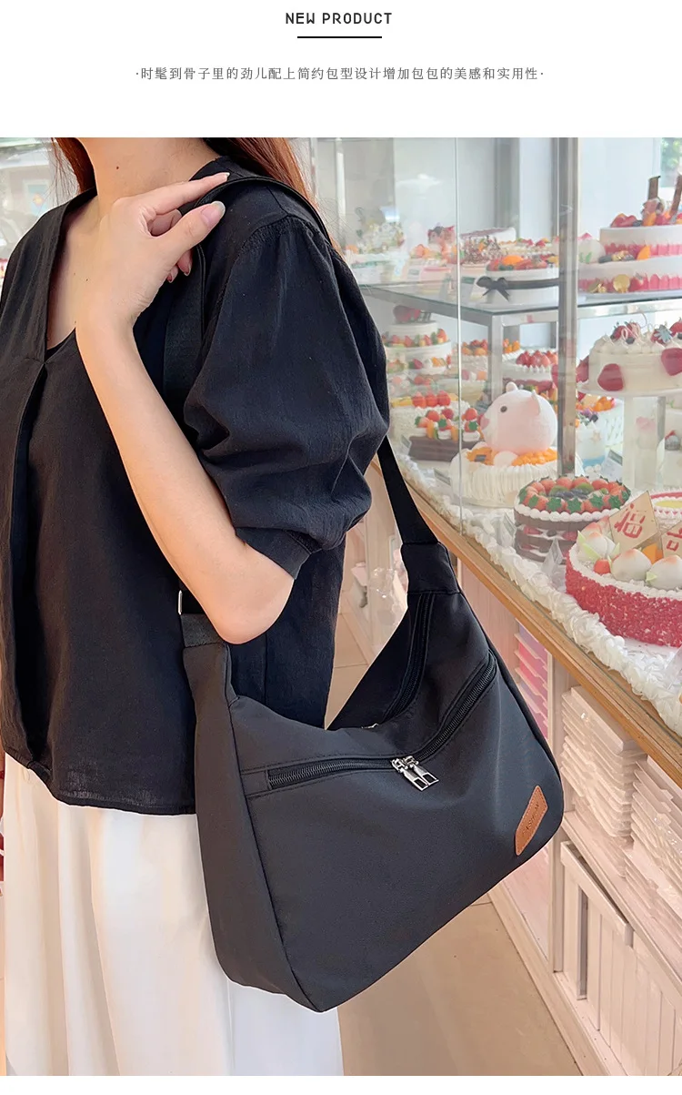 

Ladies' nylon sling shoulder bag, crossbody shoulder bag, casual women's shoulder bag, suitable for commuting and shopping
