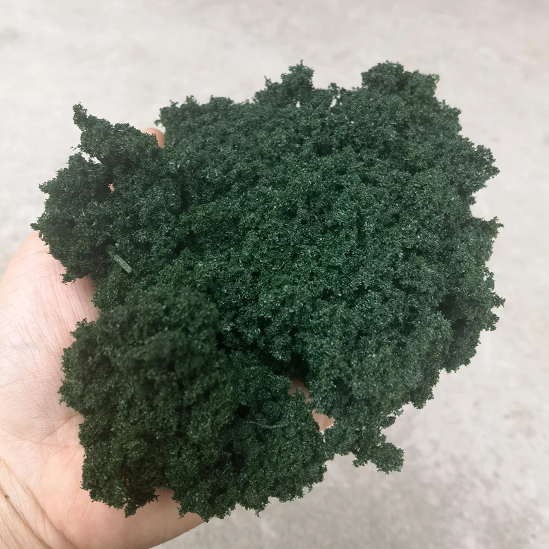 30G Tree Powder Model Sponge Cluster for Bushes Shrubs low Ground Cover DIY Scene Material Green Plant Tufted Railrod Layout