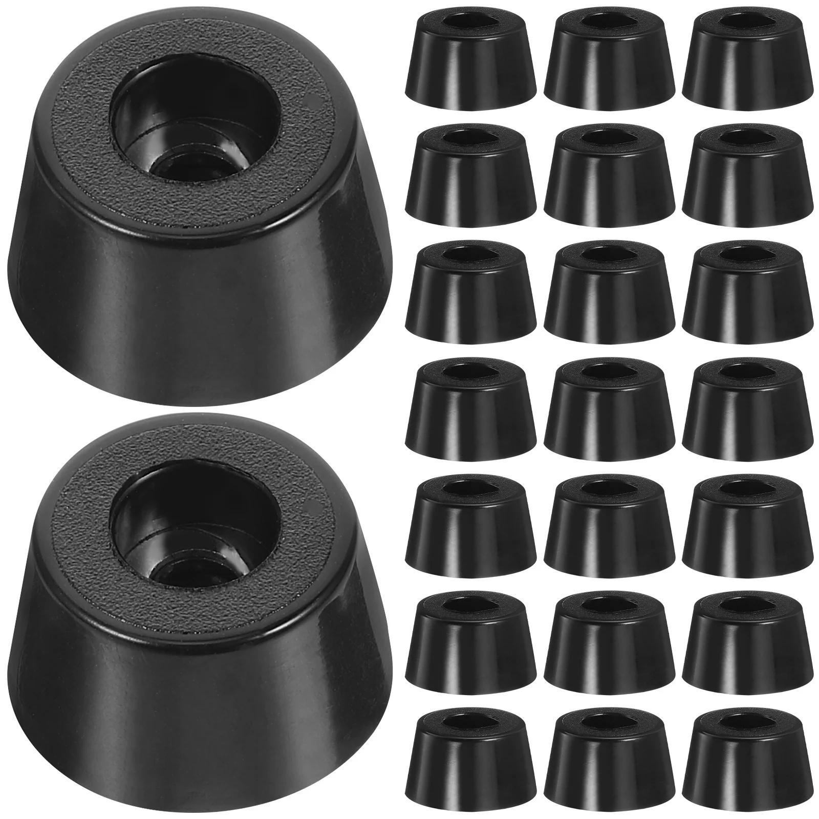 

50pcs Anti-Slip Shockproof Chair Casters Replacement Wheels For Office Desk Furniture Heightened Base Locking Rollers Floor