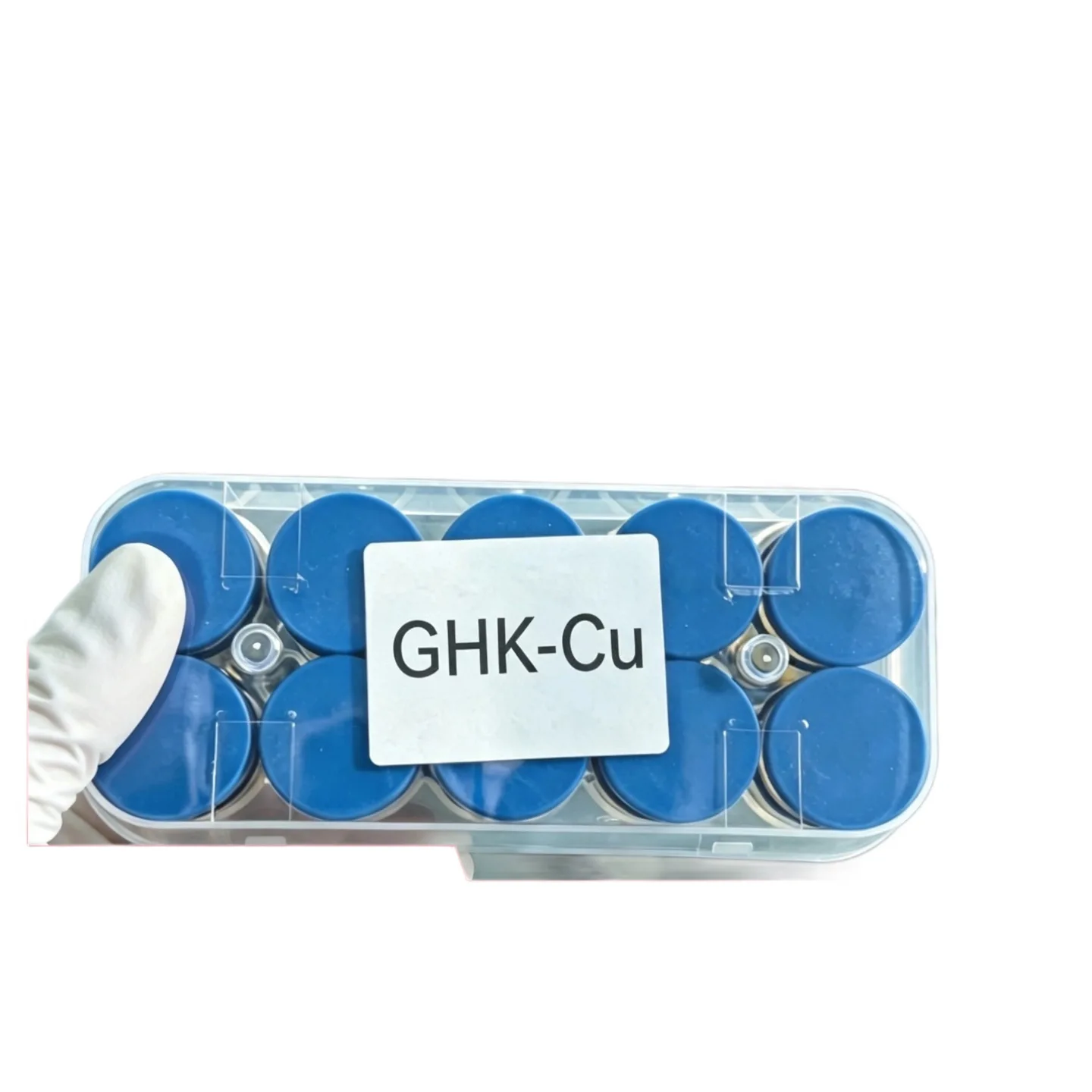 GHK-cu100 peptide retatrutide lyophilized powder, blue copper peptide, 99% purity, bpc157gtt1500