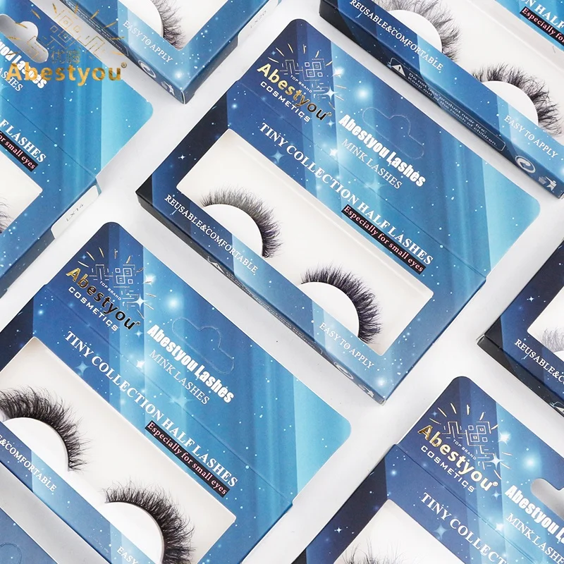 アベストユー ふわふわブラックミックスブルーカラーアイラッシュ エクステンション用 再利用可能 モランディカラー キャットアイ ウィングドミンクラッシュ マキアージュファム