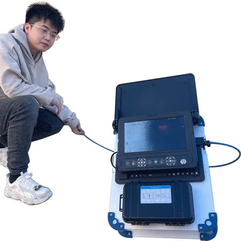 كاميرا خط أنابيب 2025 لفحص خطوط الأنابيب المختلفة وأدوات تنظيف المجاري و1280*720 بكسل وذاكرة كبيرة 256 جيجابايت