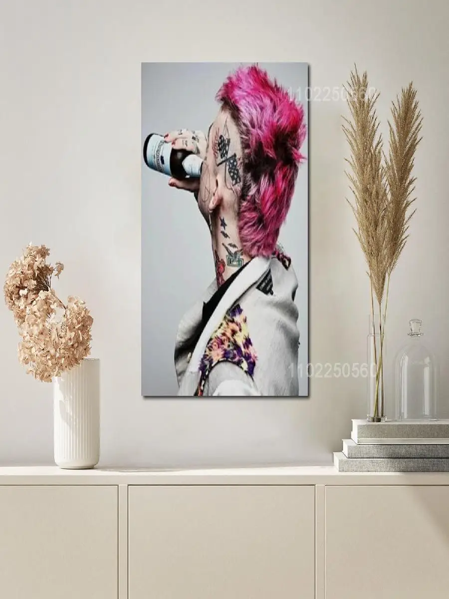 Lil PEEP Music Poster x Canvas Wall Art  Decorative Painting for Living Room  Bedroom  Stylish Home Decor