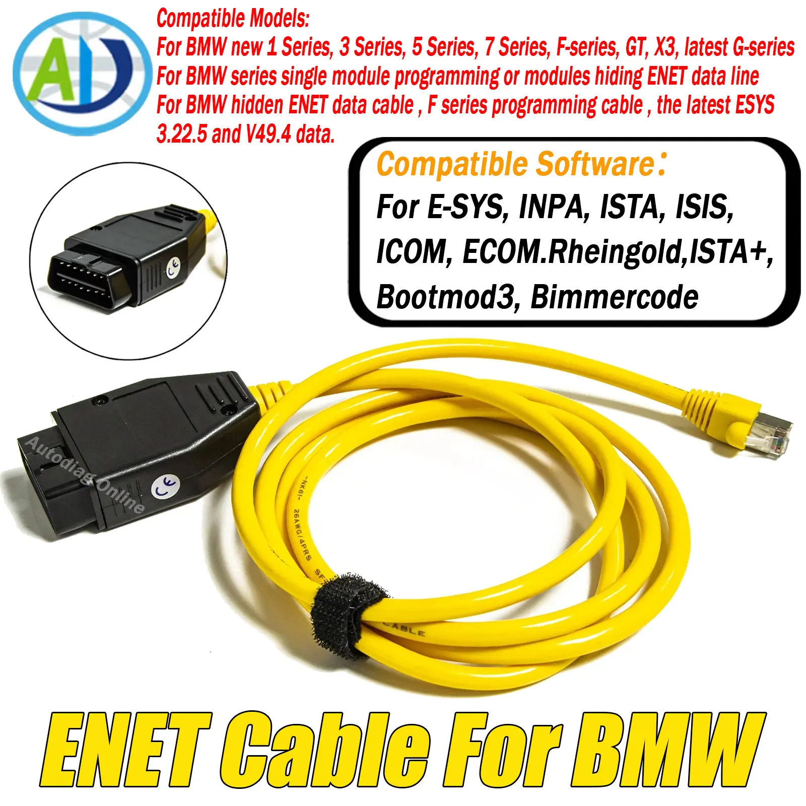 Obdii Ethernet RJ45… - image