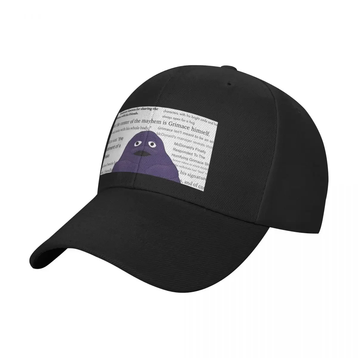 

The Legendary Grimace Baseball Cap Trucker Cap men's big size hat Trucker Hat Designer Man Women's