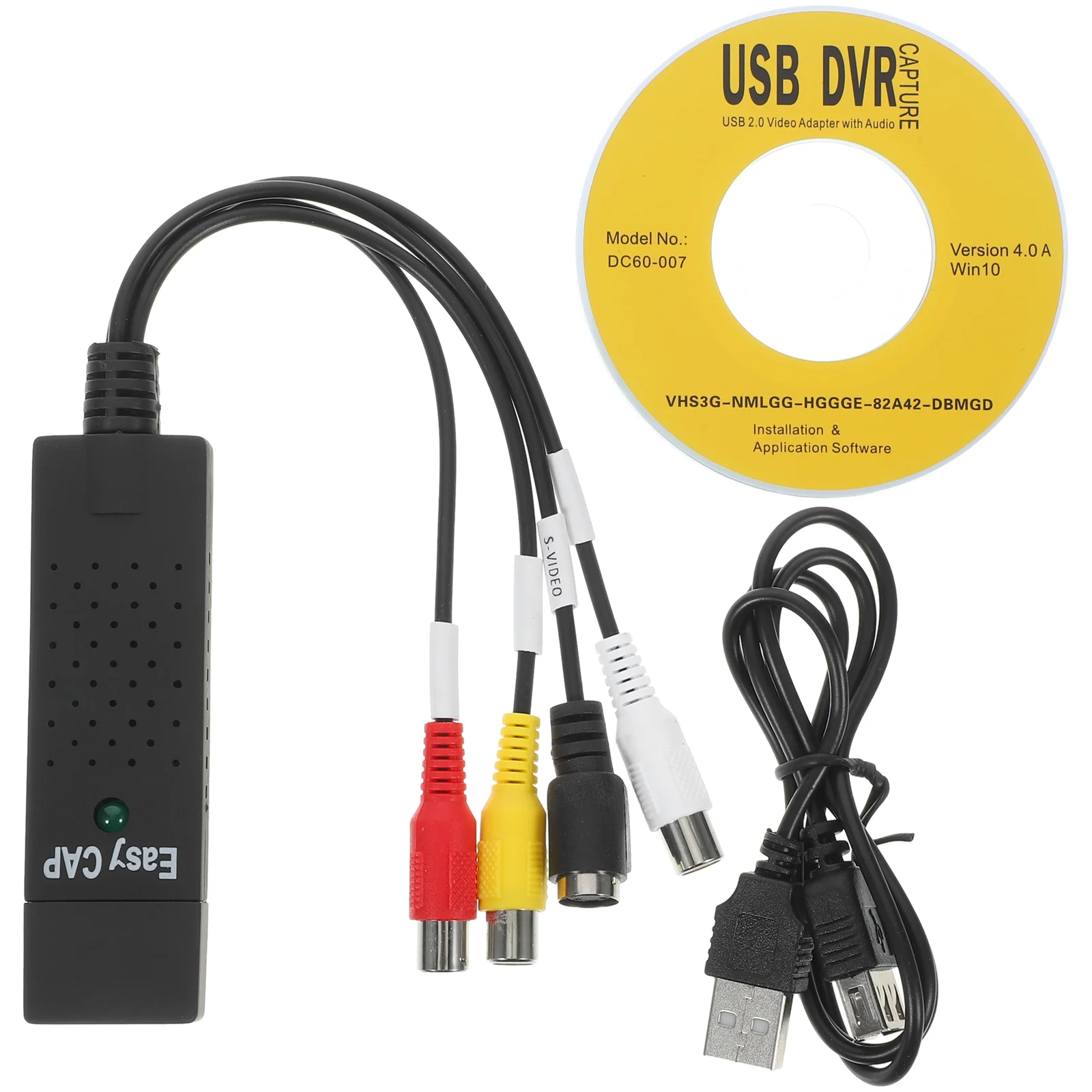 Major Video Capture Card Device Durable Converter Abs USB- Powered Audio 20 Useful Images