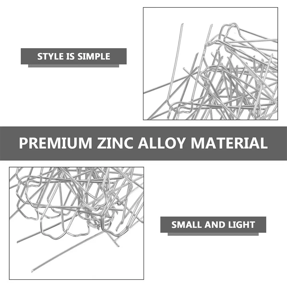 เข็มกลัดโลหะชุบสังกะสีรูปทรงต่างๆ สำหรับงานจัดดอกไม้ 150 ชิ้น สำหรับพวงหรีดโฟม การจัดดอกไม้ในสวน อุปกรณ์จัดสวน ตัวยึดดอกไม้