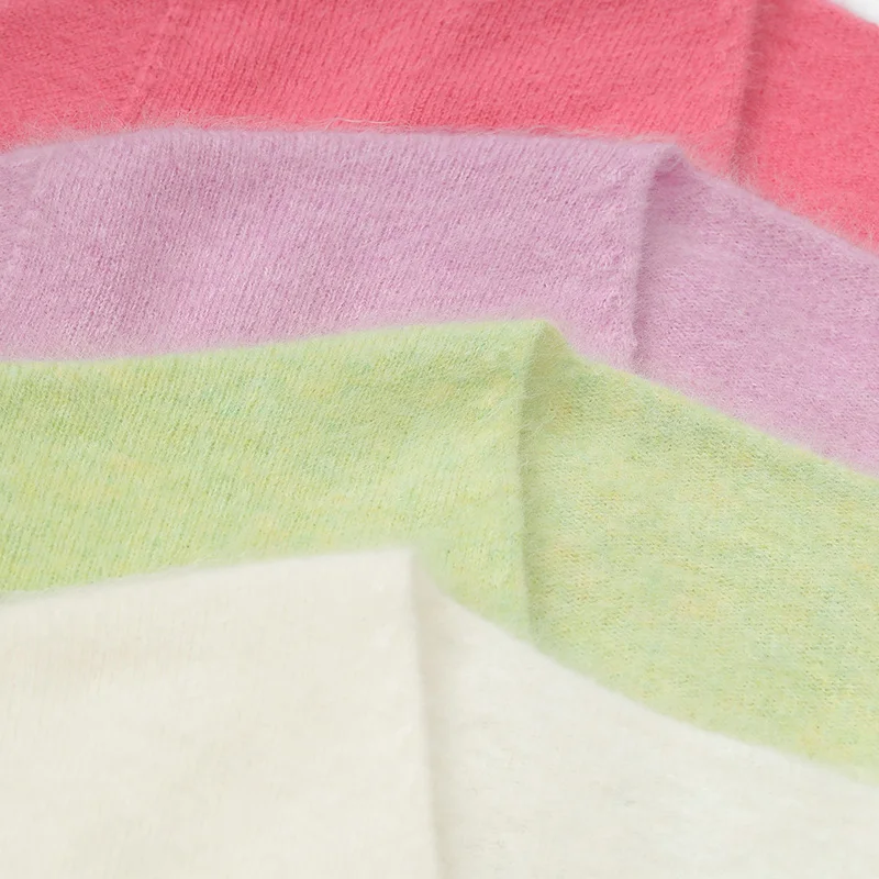 ELFSACK 2025 الخريف الوافدين الجدد عادية بلون طاقم الرقبة المتضخم سترة فضفاضة متماسكة للمرأة