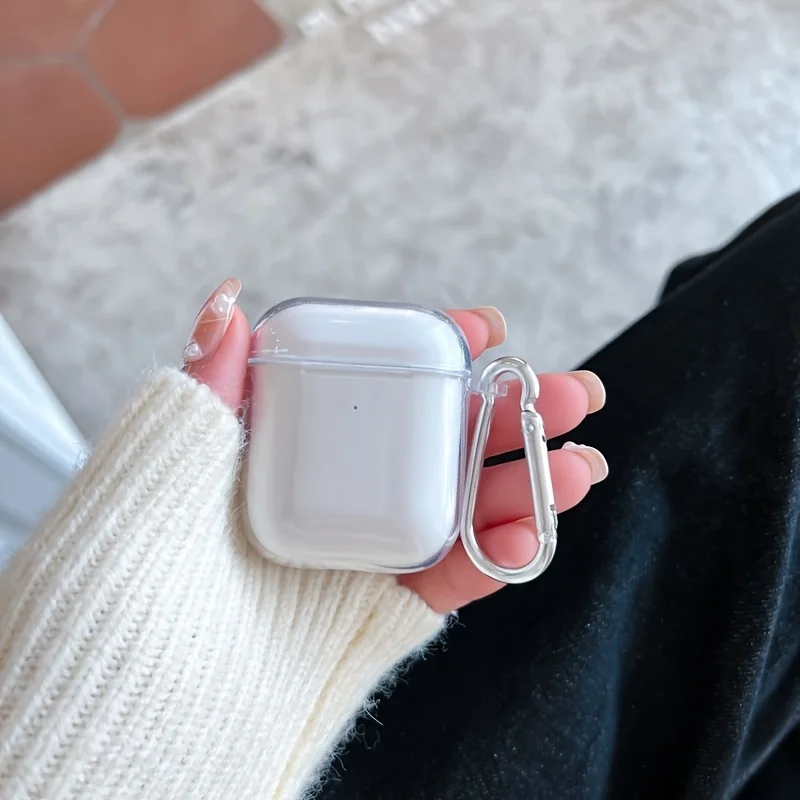Apple AirPods Earphone Case Transparent with Ear Protection Cover