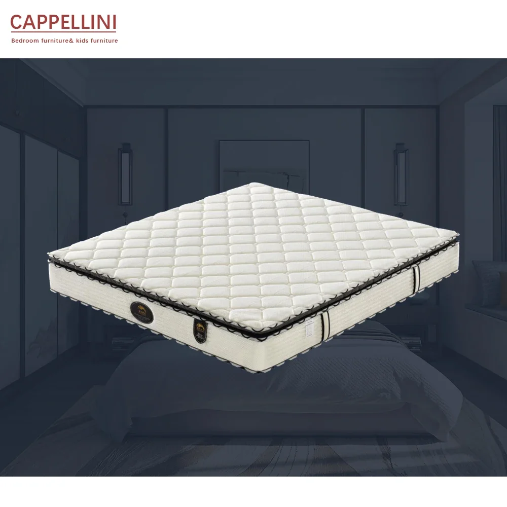 Custom Factory Supply King Queen Full Size Foam Pocket Spring Hotel Bed Mattress in a Box