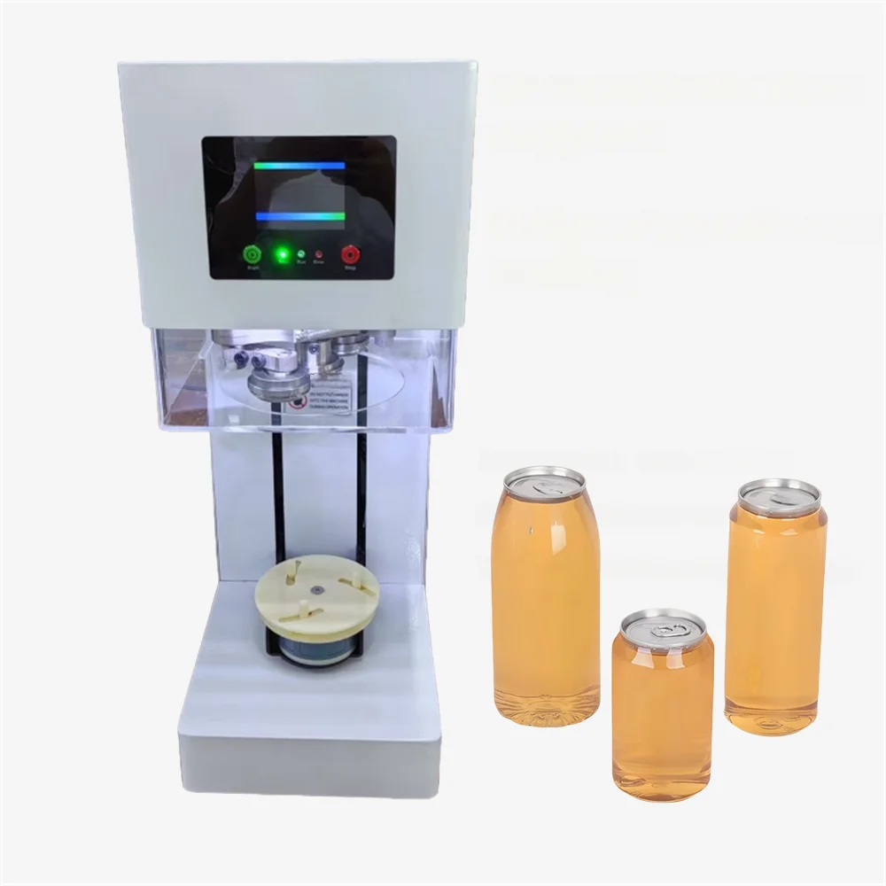 No Bottom Supports Smart Sealer Commercial Fully Automatic Capping Machine Can Sealing Machine Beer Can Sealing Machine