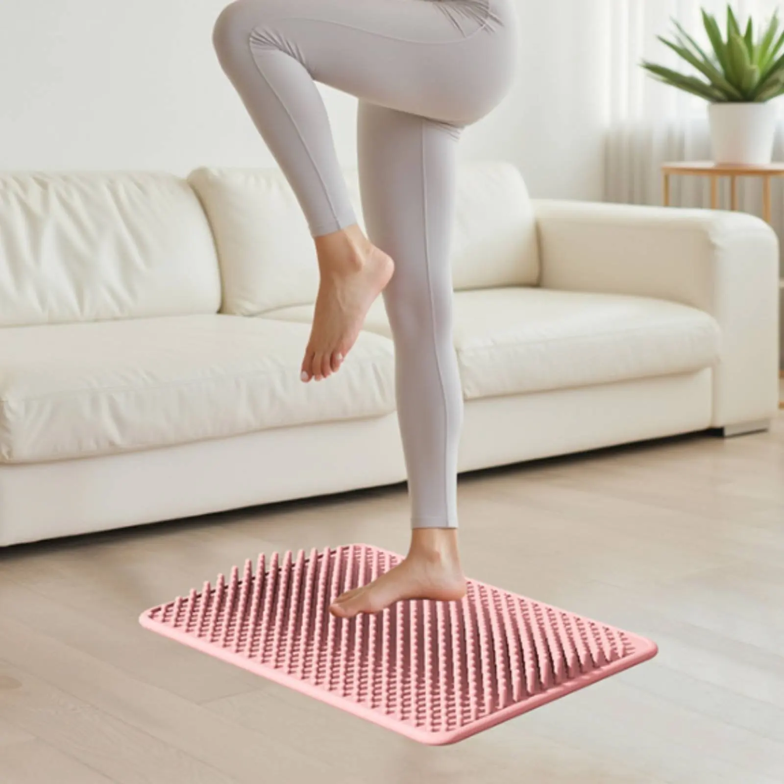 

Acupressure Foot Mat Arch Support Foot Reflexology Mat Portable Comfortable for Flat Feet People, Indoor, Home