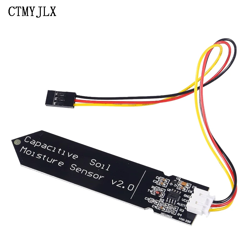 10 قطعة مستشعر رطوبة التربة بالسعة مقاوم للتآكل لاردوينو كشف الرطوبة حديقة سقي لتقوم بها بنفسك الإلكترونية #2
