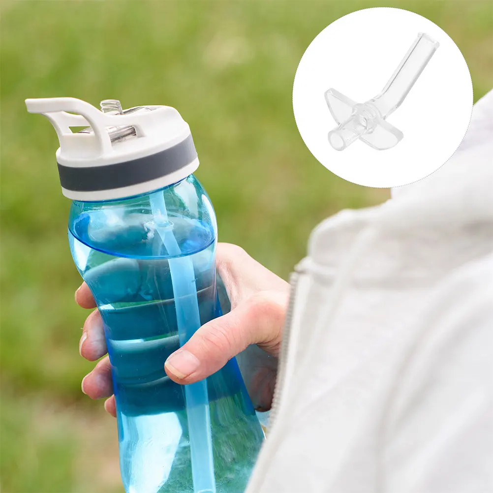 

12pcs Kids Water Straw Head Replacement Suction Nozzle Cup Accessories Soft Silicone Bottle Tips Transparent For Drinking Water
