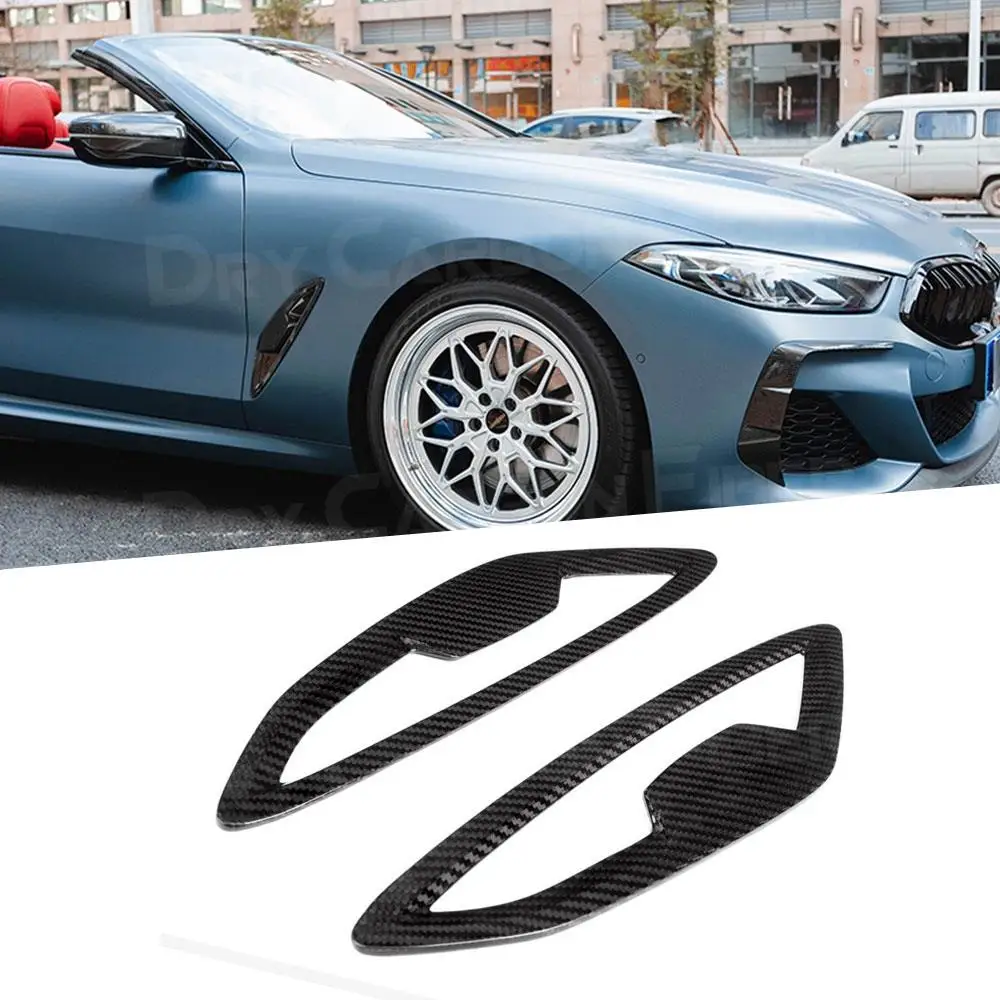 

Dry Carbon Fiber / FRP Side Door Fenders Blade Panels Flares for BMW 8 Series G14 G15 G16 M Sport 2018 - 2021 Door Side Fender