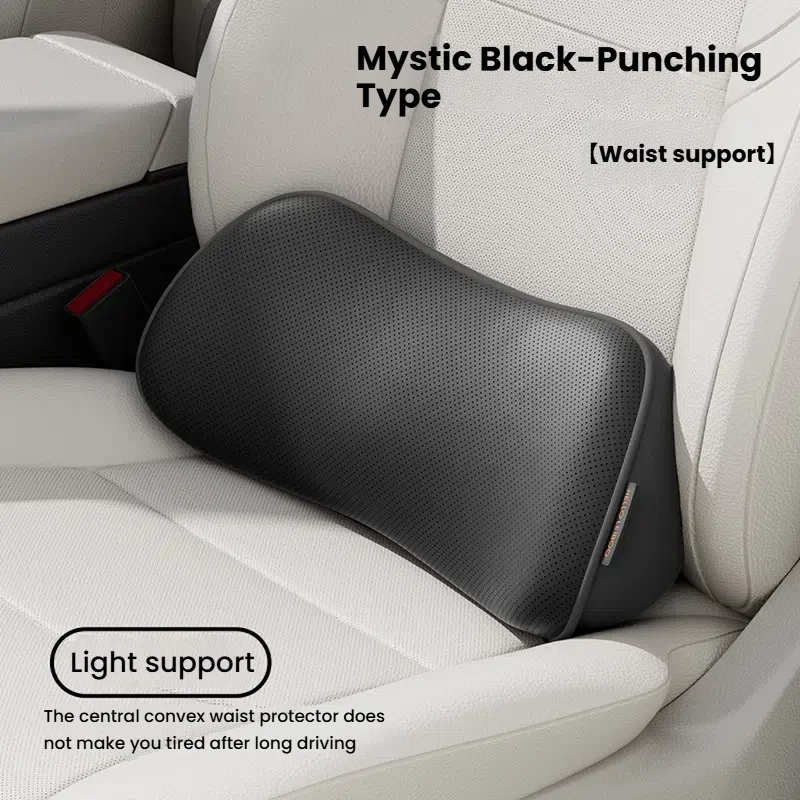 

Thin Car Lumbar Support Cushion - Also Suitable for Office Chairs, Lumbar Pillow for Waist Protection & Support (for Car