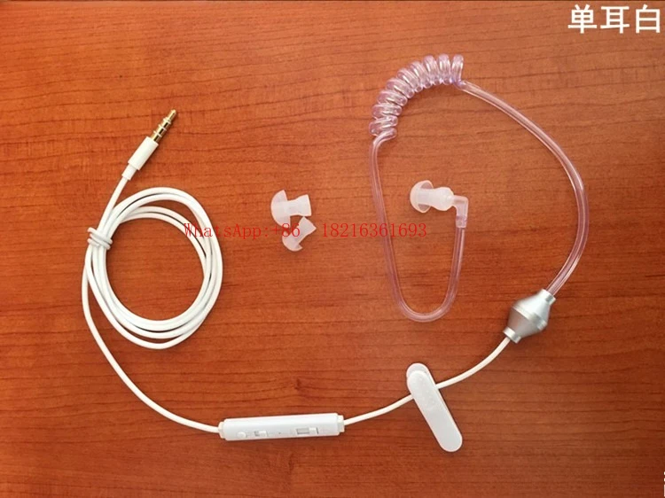 

Невидимые внутриканальные тактические наушники с шумоподавлением, универсальные проводные односторонние наушники