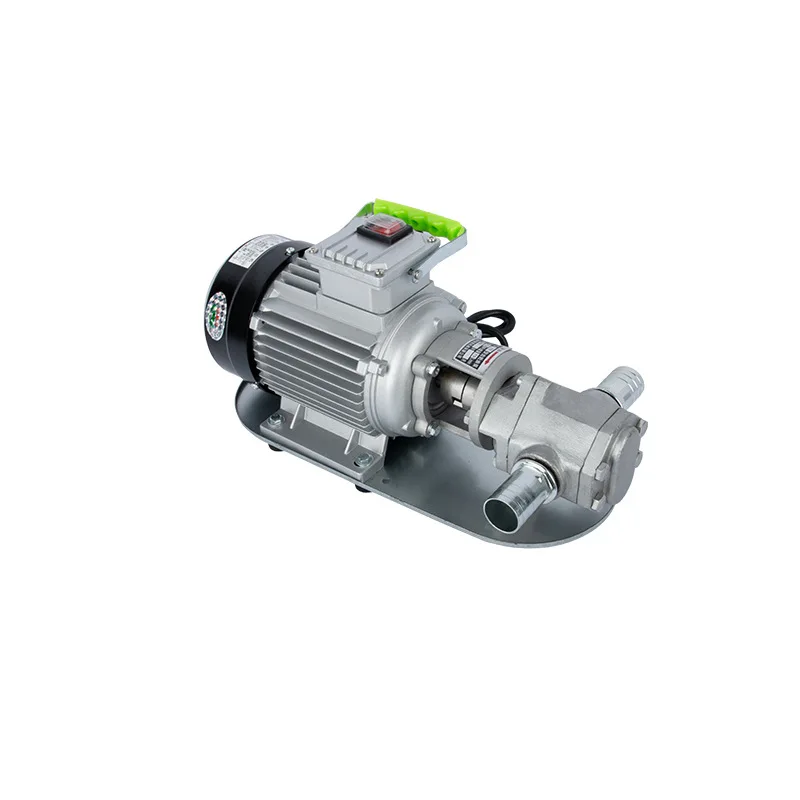 220V/380V Stainless Steel WCB Gear Pump Customizable OEM Food Industrial Grade Electric Oil Pump Explosion-Proof Metal