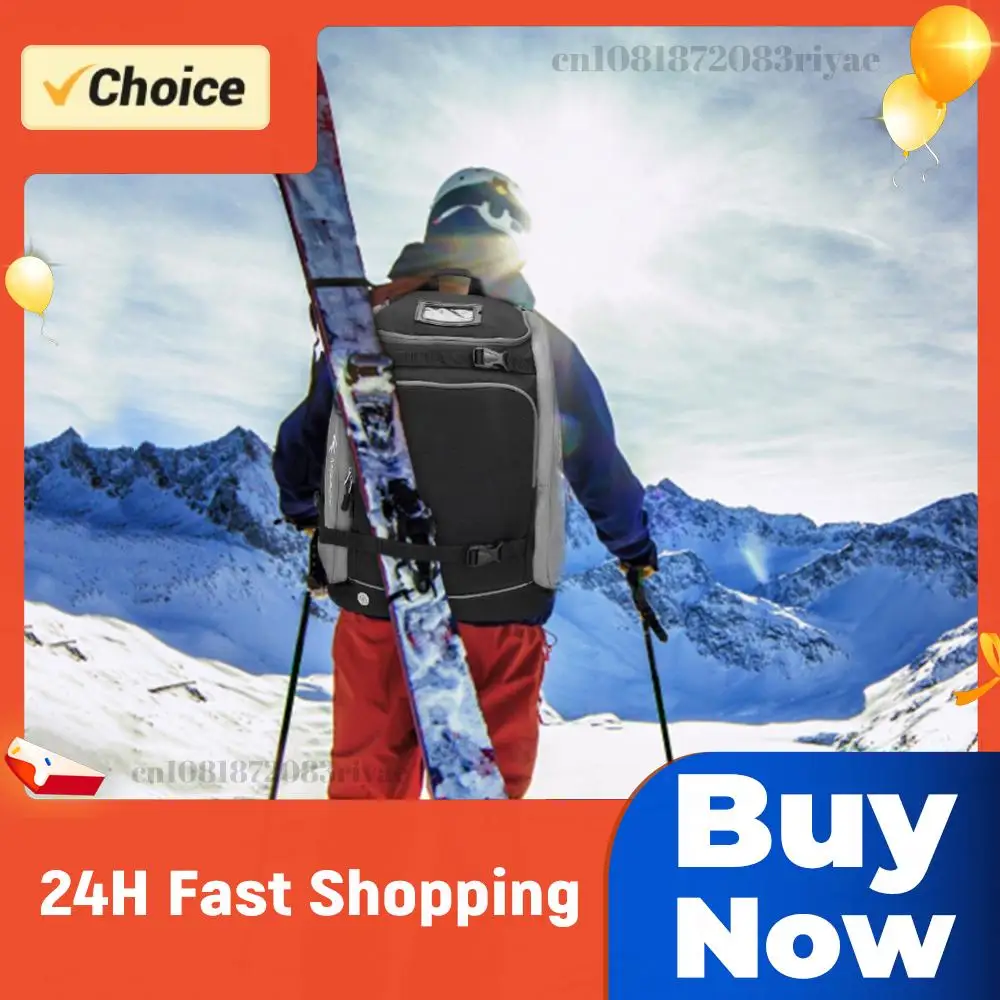 

Рюкзак для активного отдыха 65 л, унисекс, из ткани Оксфорд, с карманом для шлема, регулируемый, для хранения снаряжения, обуви и одежды, для походов и альпинизма