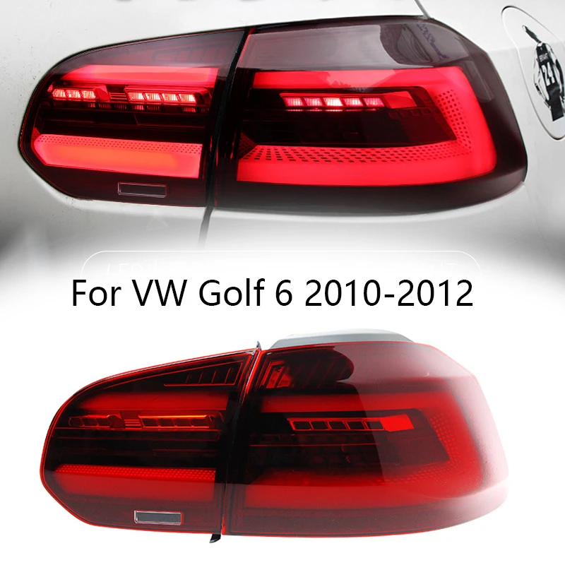 Car styling Taillight Volkswagen Golf 6 Golf 6 MK6 Taillight modification Golf 8 Dynamic Brake Turn Signal Automotive Accessorie