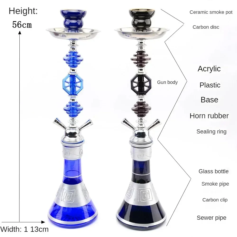 Hookah Accessories Portable Shisha Hookah Full Set Chicha Accessory Water Pipe for Smoking Complete Chichas Hooka Hookaah Smoke