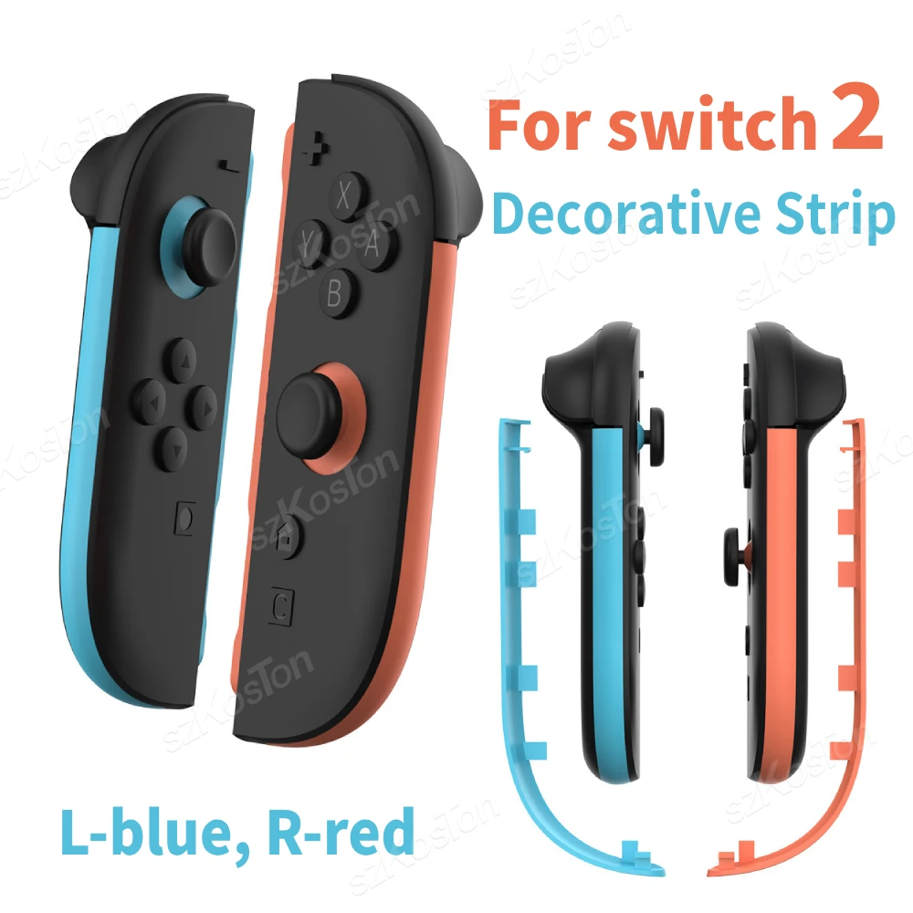 Decorative Strips for Switch 2 Controller Easy Distinguish Left Right Handles for Switch2 Gaming Accessories