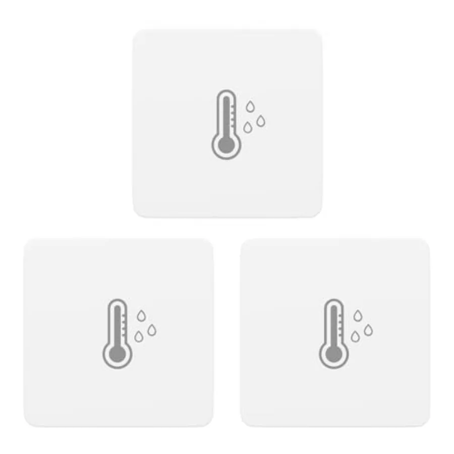

Zigbee Temperature and Humidity Sensor Lite PackSmart Thermometer and Hygrometer Compatible with Echo Devices with Zigbee Hub B