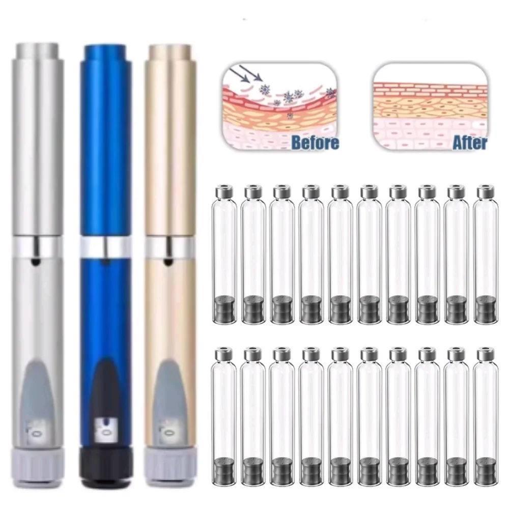 

Magic Pen Tattoo Pen 20-100pcs Insulin Cartridges 3ml Empty Cassette Bottle for Lilly Insulin Injection Pen Medical Aesthetics