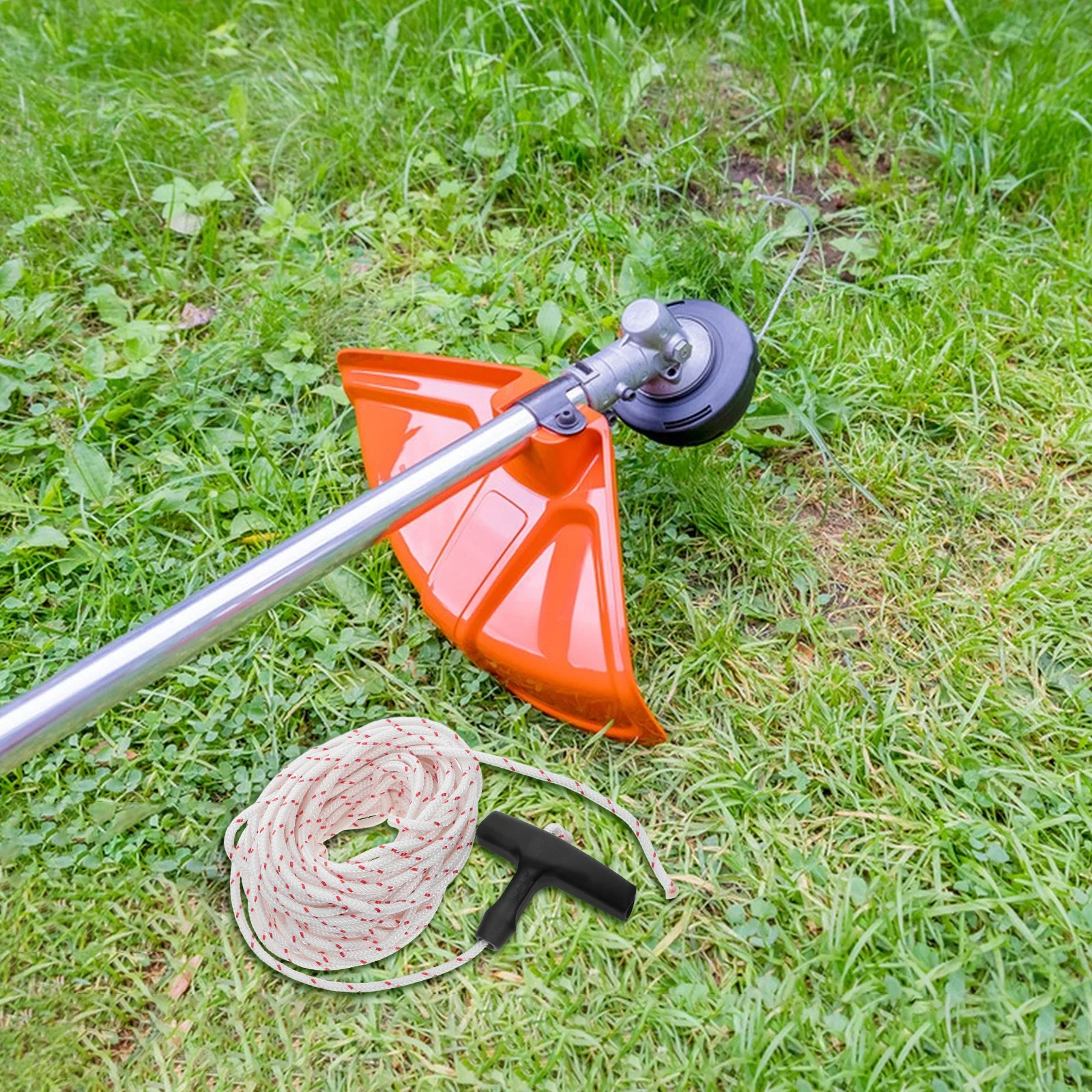 

1 Rope Pull Cord for Lawn Mower Chainsaw Leaf Blower Durable Replacement Wear Resistant Easy Install Adjustable Trim