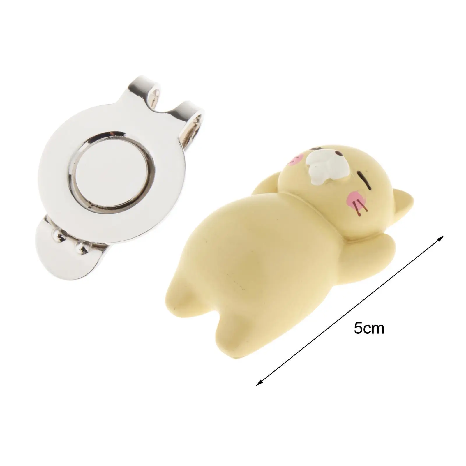 Golf Ball Marker Lightweight Funny Beginners Golf Cap Clamp Golf Accessories