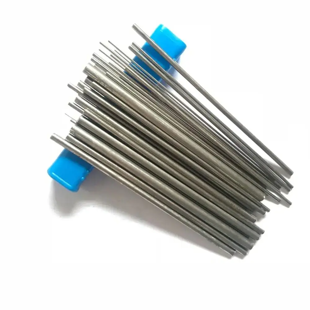 30 Pieces Solid Wire Core Stick for Necklace Making Stainless Steel Roll Mandrel 0.5-5.0mm Hollow Coil Forming Rod Jewelry Tools