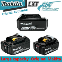 Makita Battery, For Makita 18V 6.0Ah Power tool DDF487 DGA404 DTW700 DHP487 DTD173 BL1850 BL1860 Lithium-Ion battery Replacement