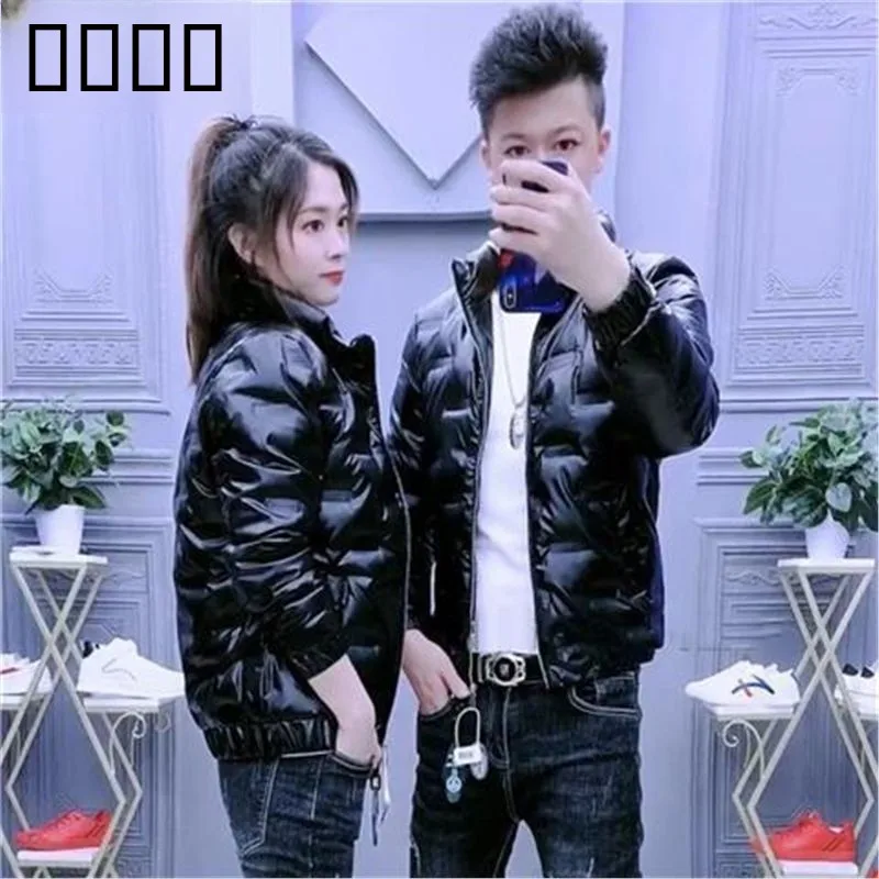 Nova Jaqueta de Aodão Masculina, Casaco Curto Acolchoado F, Moda Social, Roupa Externa para Casais, Casaco Acolchoad...