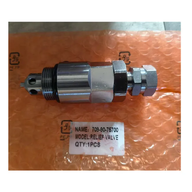 

Excavator Hydrauli c Parts for Komatsu PC2000-8 Excavator Relief Valve 709-90-75700 7099075700 Construction Machinery Parts