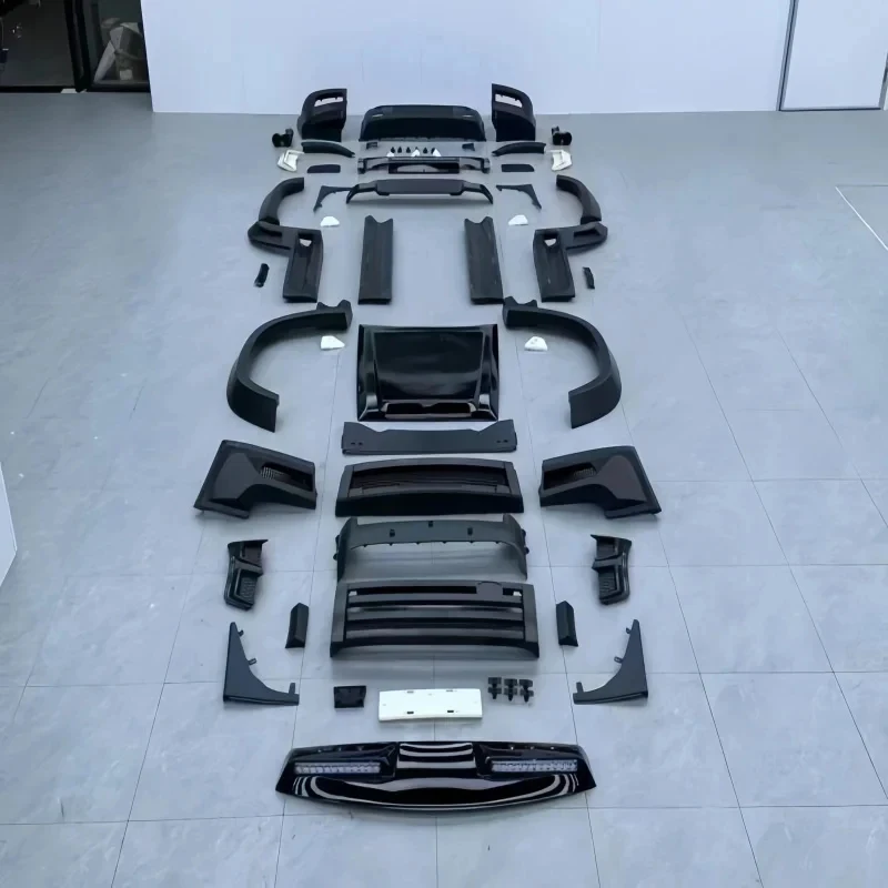 Suitable for 20-24 Models 110 Wheelbase Wide Body Kit Modified Front Lip Rear Bumper & Hood Auto Parts