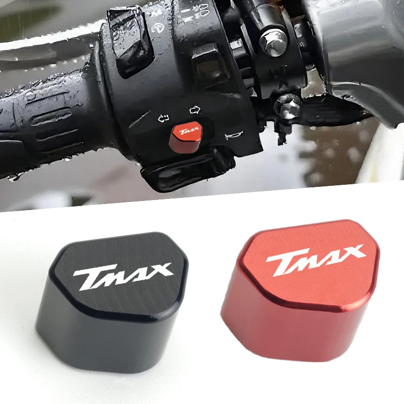 Mototcycle cnc botão interruptor de sinal de volta tampa chave para yamaha t-max tmax 560 530 500 tmax530 sx dx tech max tmax560