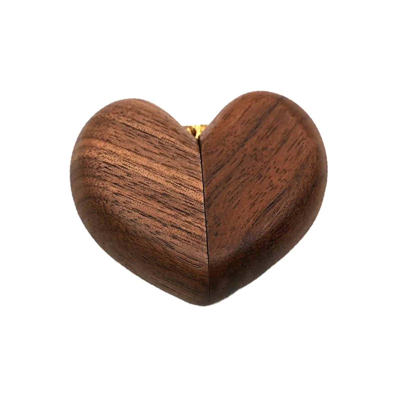 

Деревянная коробка для колец, декоративная коробка для хранения ювелирных изделий на день Святого Валентина