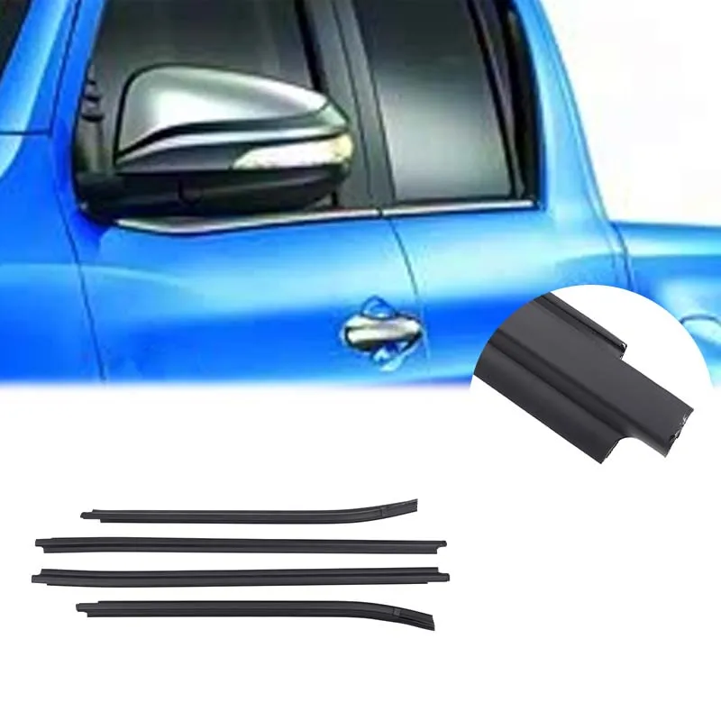 

For Toyota HILUX 2005-2015 ABS rubber car window bead seal car exterior protection replacement parts OE: 68161-0K010
