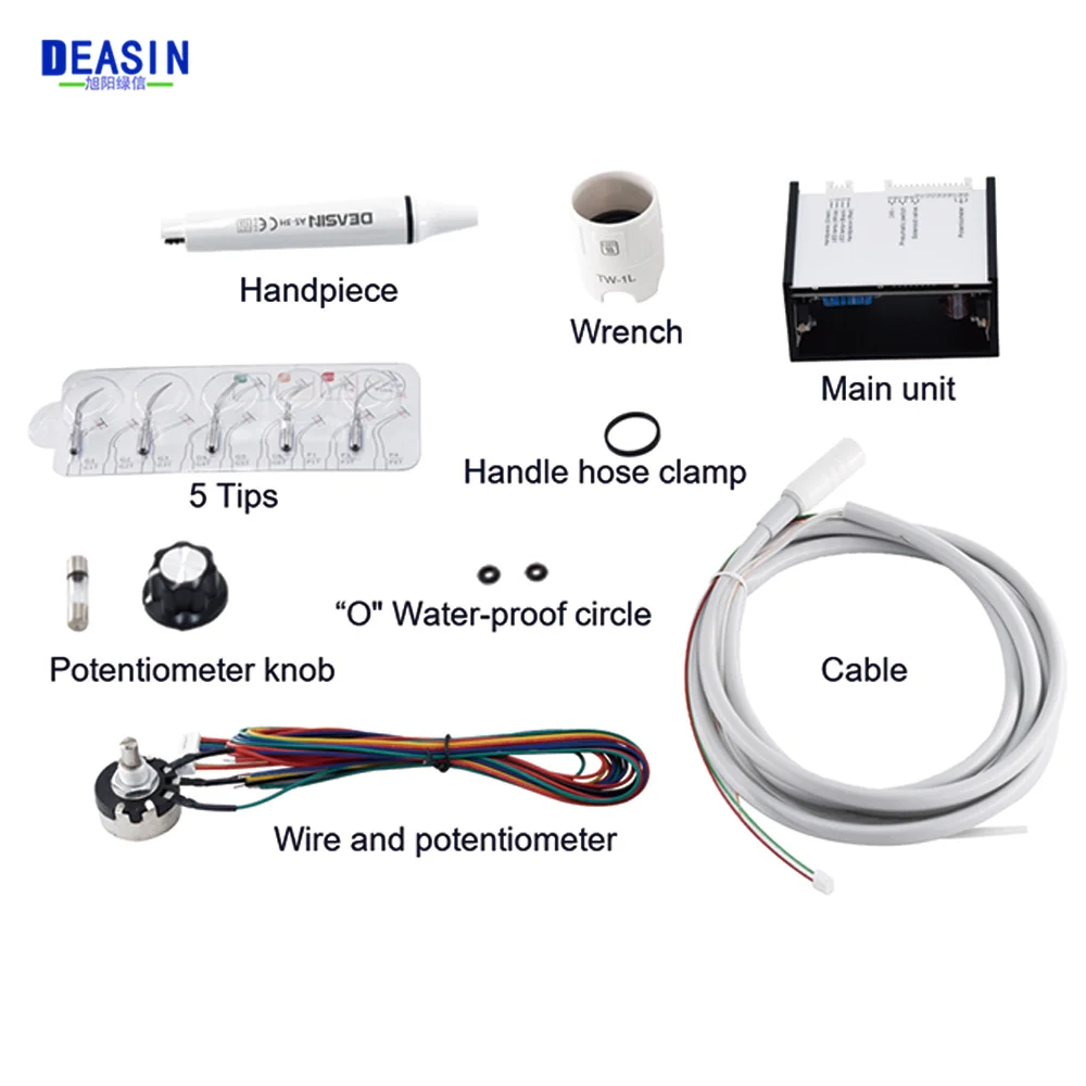 

Den tal Встроенный ультразвуковой пьезоскалер Ультра-скалер Наконечник L9 Чистка зубов для Den tal Unit Стул den tistry Equipment