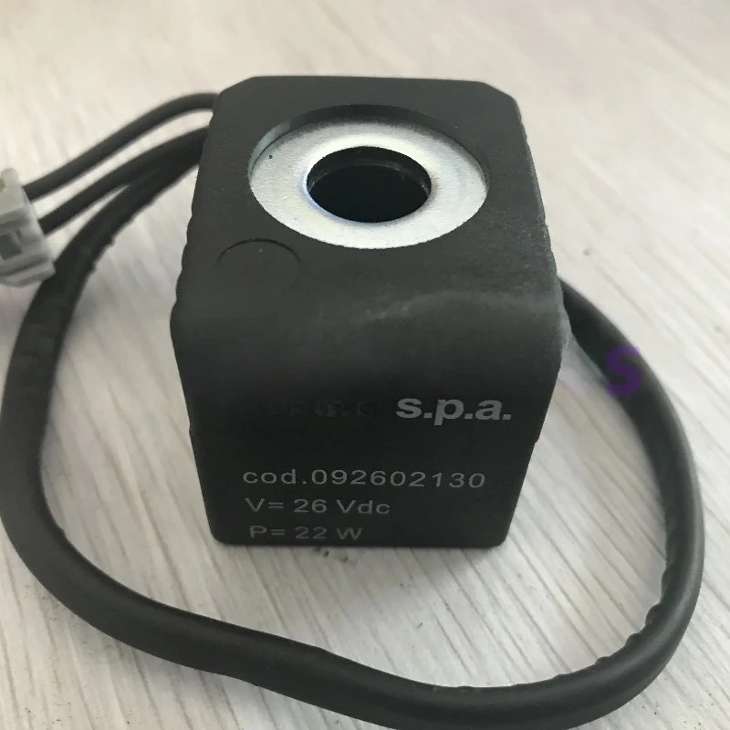 Excavator Solenoid Valve Coil Rotary Safety Lock Coil Inner Bore 13mm Height 38.5mm Construction Machinery Replacement Fittings