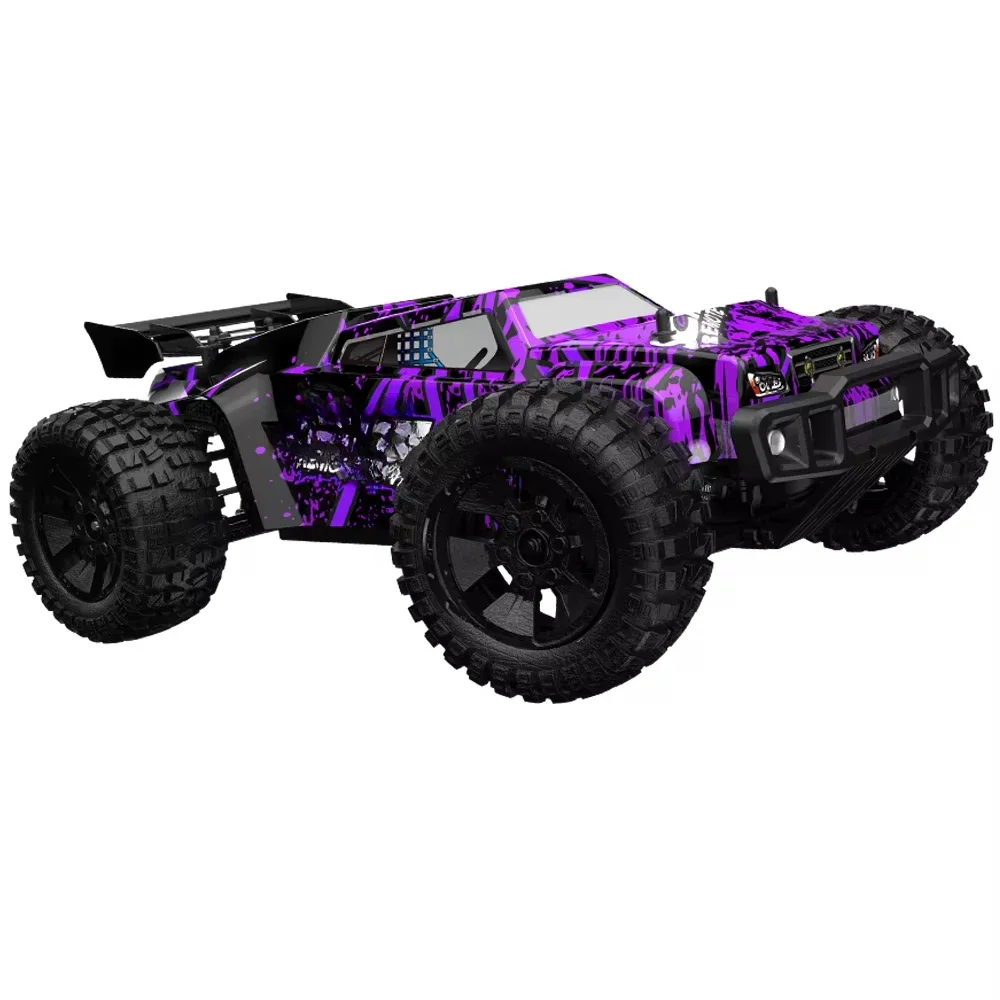 100 km/h High Speed Car Off-Road Vehicle with Light 7.4V-4000 mA Powerful Power 2.4g Brushless Waterproof Remote Control Truck