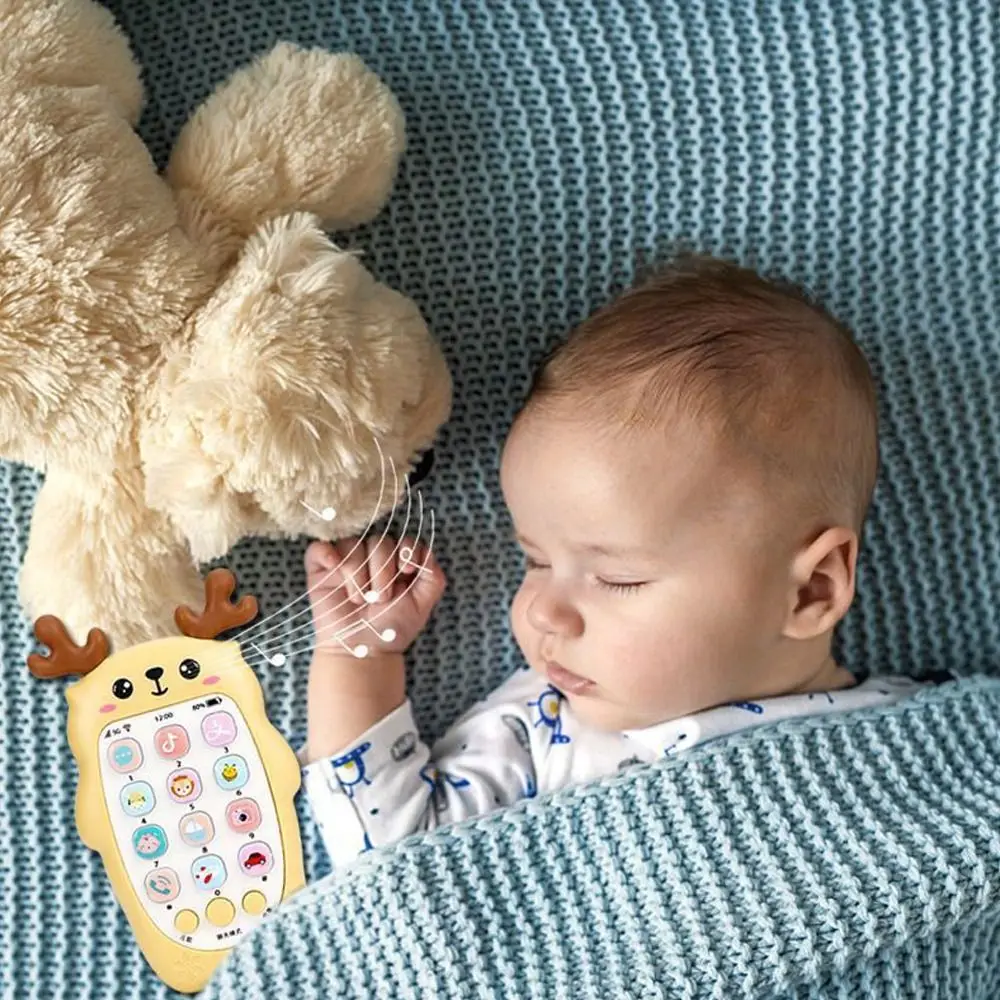 Jouets multifonctionnels pour téléphone de bébé, avec anneau de dentition, Simulation légère, jouets de couchage, cadeau pour enfants, nouvelle collection