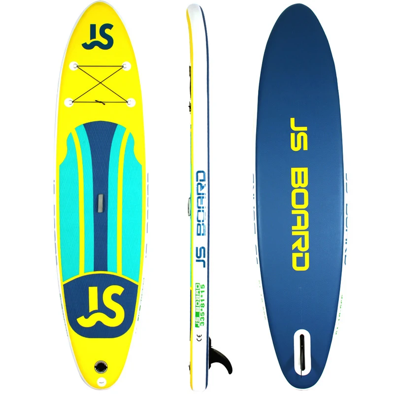 

JS335 Adult Water Surfboard Inflatable Paddle Board Upright SUP Paddle Board Water Skis Water Sports Board Portable Wakeboard