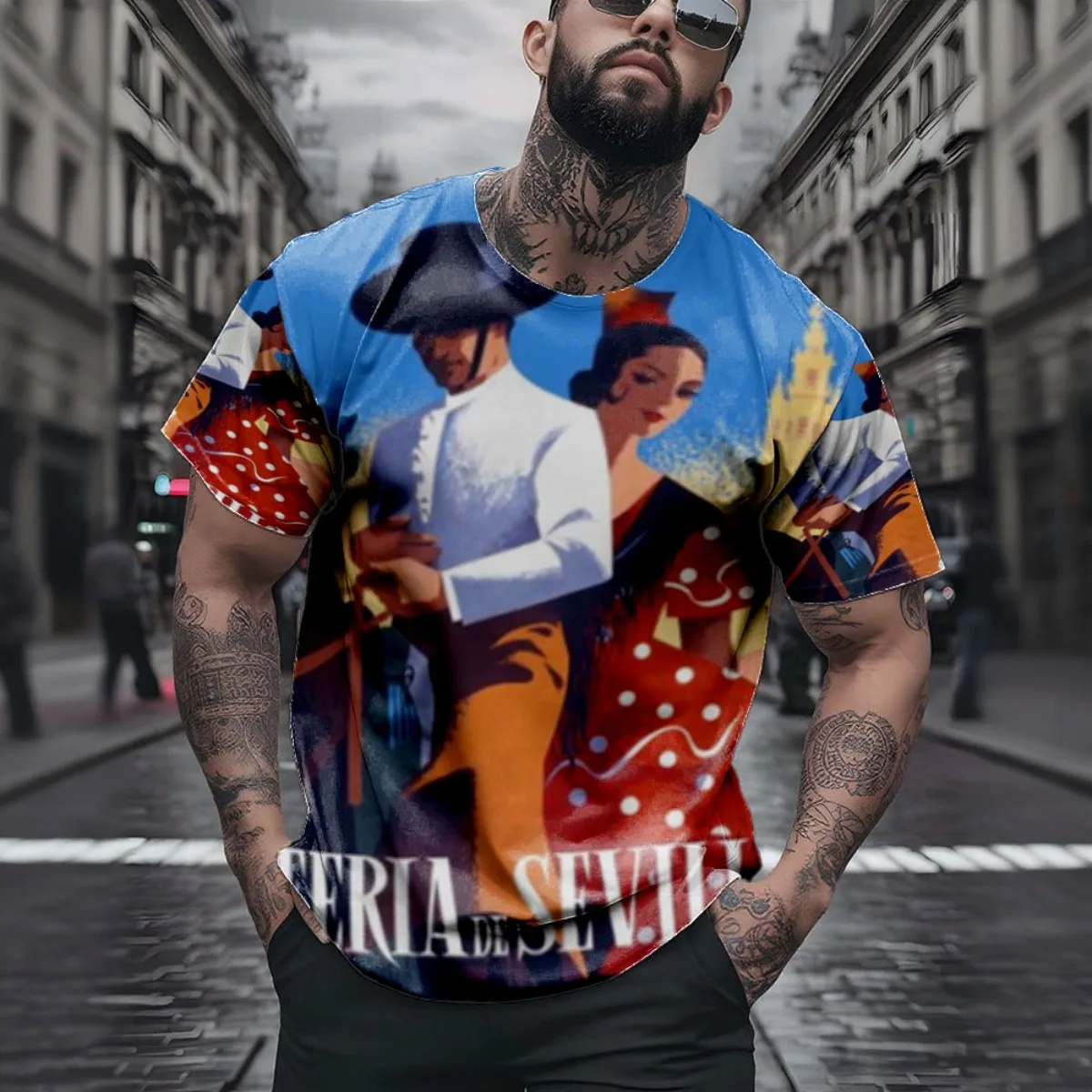 A Confederacy of Dunces John Kennedy Toole Poster New Arrival Fashion Men's Short Sleeve All-Over Print T-Shirt Unique All-Over