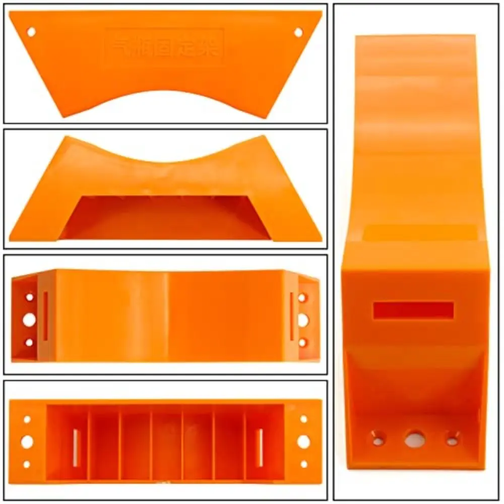 Durable ABS Propane Tank Holder Stable Heavy Duty Wall Mounted Bracket Wall-Mounted Secure Mounting Gas Cylinder Bracket