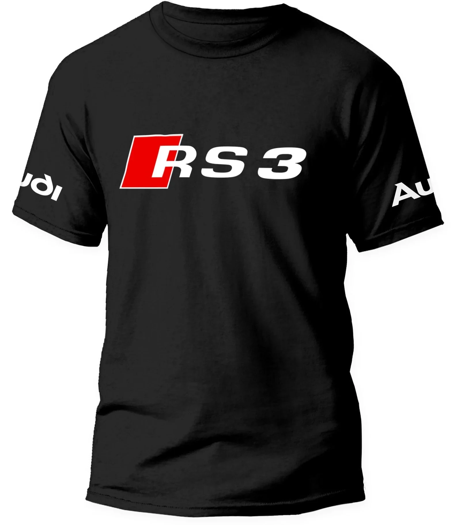 

Audi RS3 Printed Cotton T-shirt Summer Men's and Women's Harajuku Clothing Fashion Casual Motorcycle T-shirt Unisex Fan Gifts