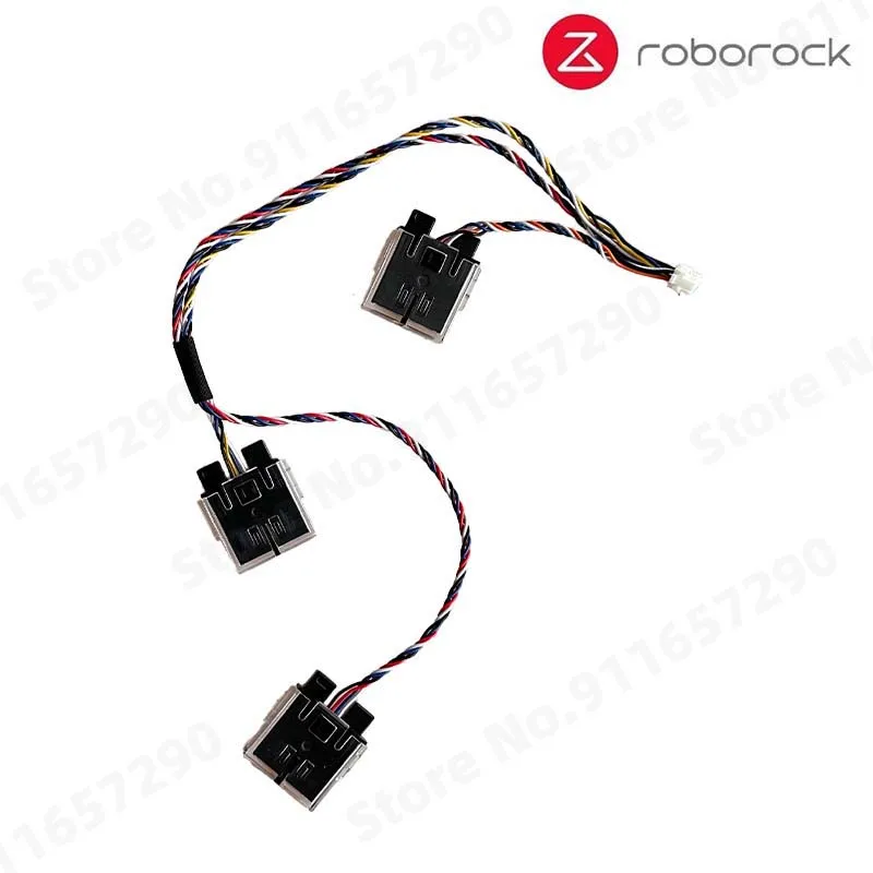 Piezas de montaje originales de arnés de acantilado izquierdo y derecho, accesorios de Sensor de acantilado para aspiradora Roborock S8 PLUS S8 + S8 Pro Ultra G20